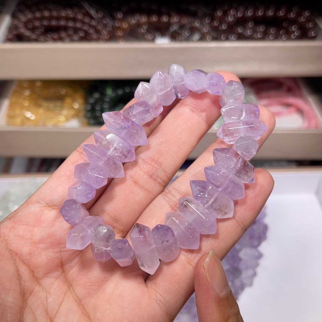 水晶手链未镶嵌紫水晶006