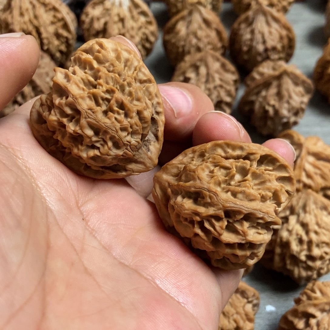 文玩核桃吊坠野麻36