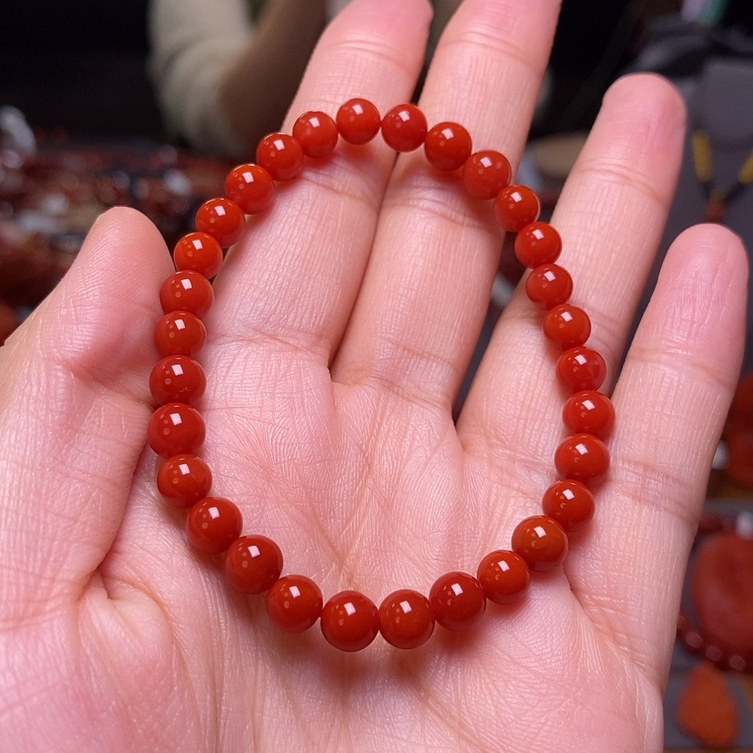 南红玛瑙单圈6m m未镶嵌