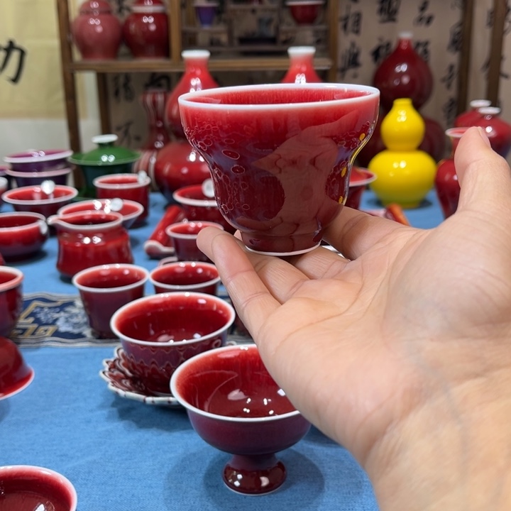 景德镇陶瓷葫芦杯