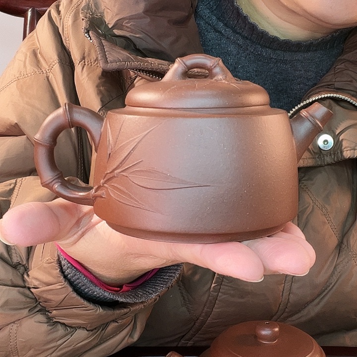 底槽青茶壶作品欣赏