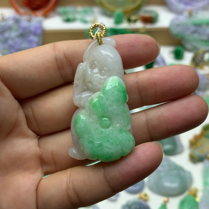 颈饰未镶嵌翡翠翡翠