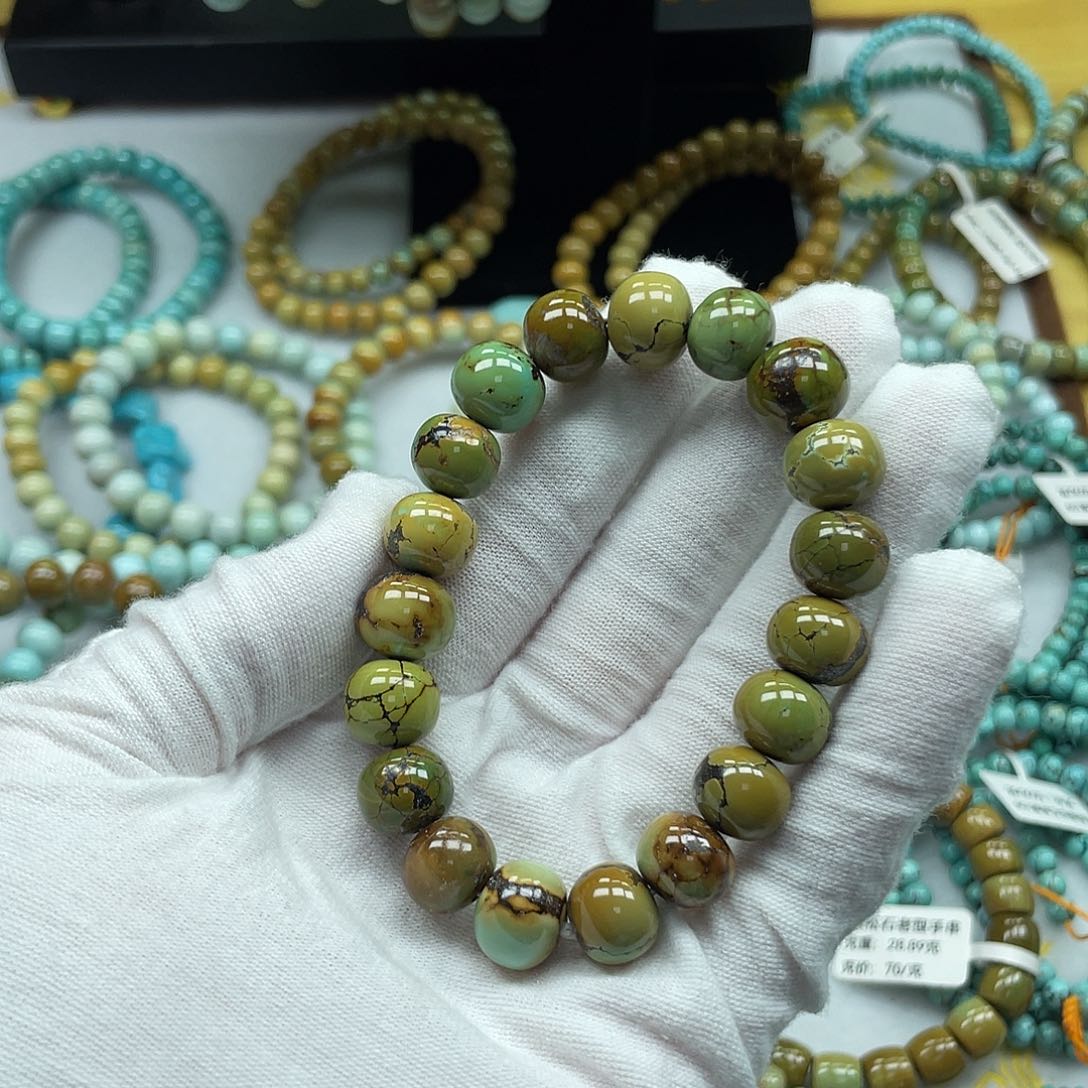 未镶嵌绿松石珠宝奇石雨