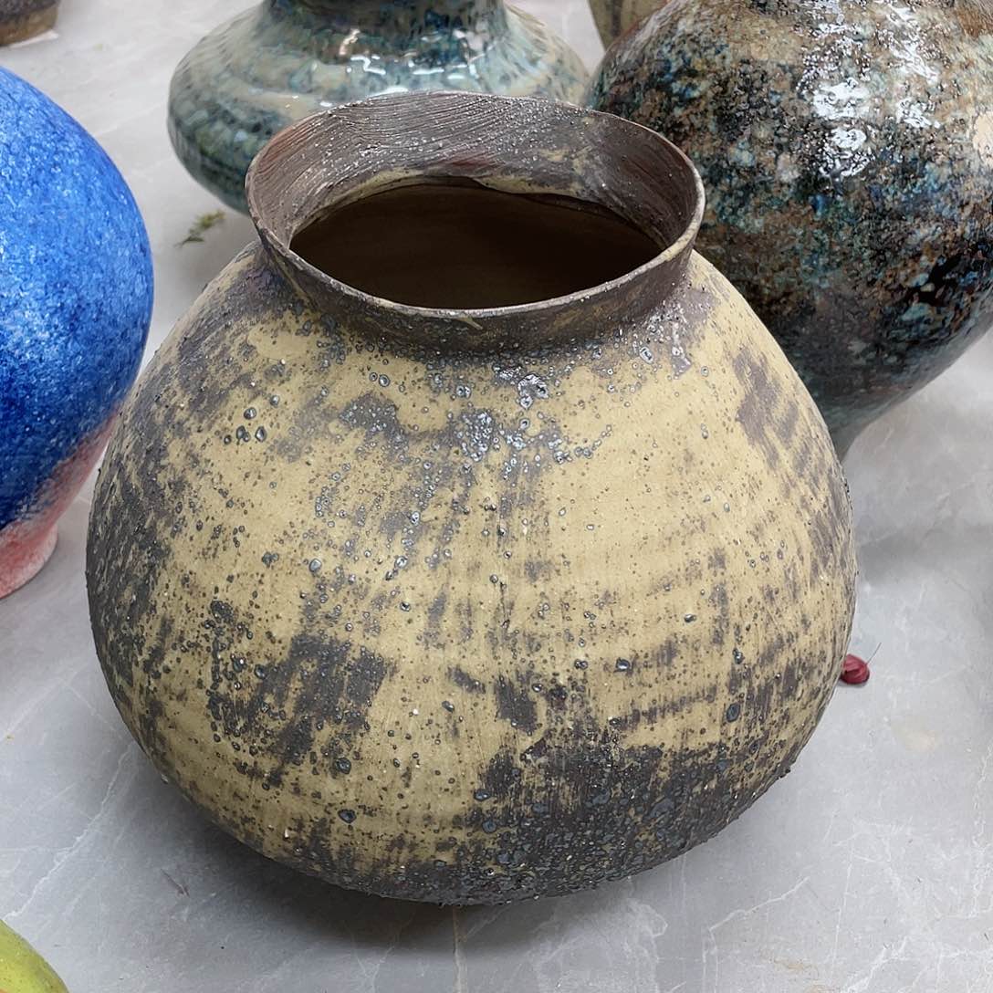 瓶高26口12手工无孔花瓶