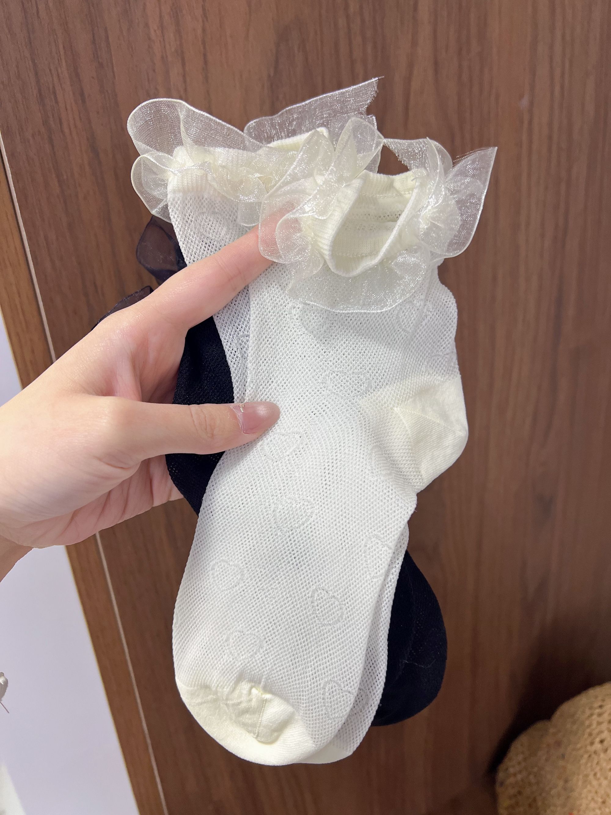 SEOUL KOREA——（三双）东大门韩代服装搭配百搭单品蕾丝春夏可穿