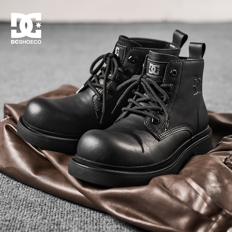 DCSHOES MIRAK EDGE 2025秋冬新款男士增高马丁靴厚底高帮皮靴