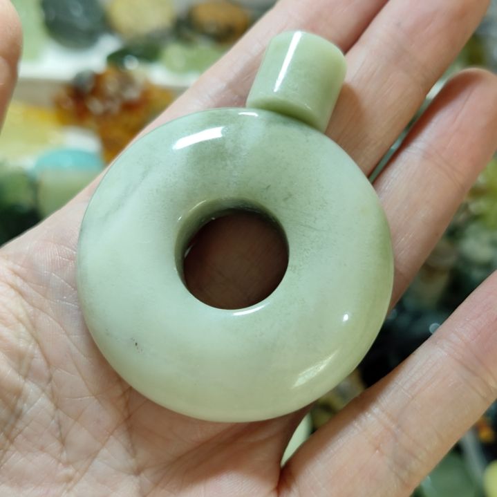 岫玉平安扣未镶嵌