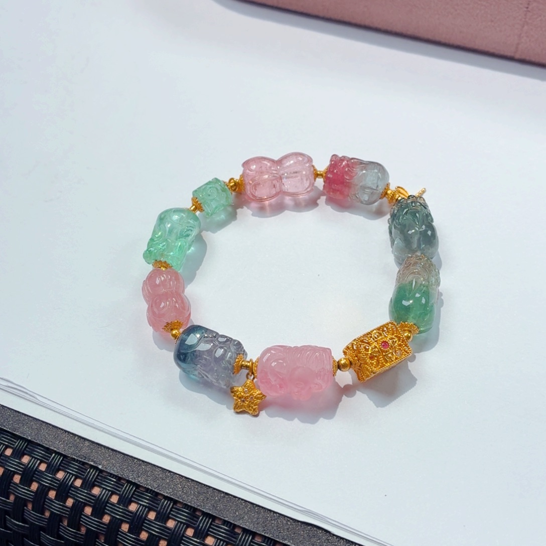 手链未镶嵌碧玺碧玺手链