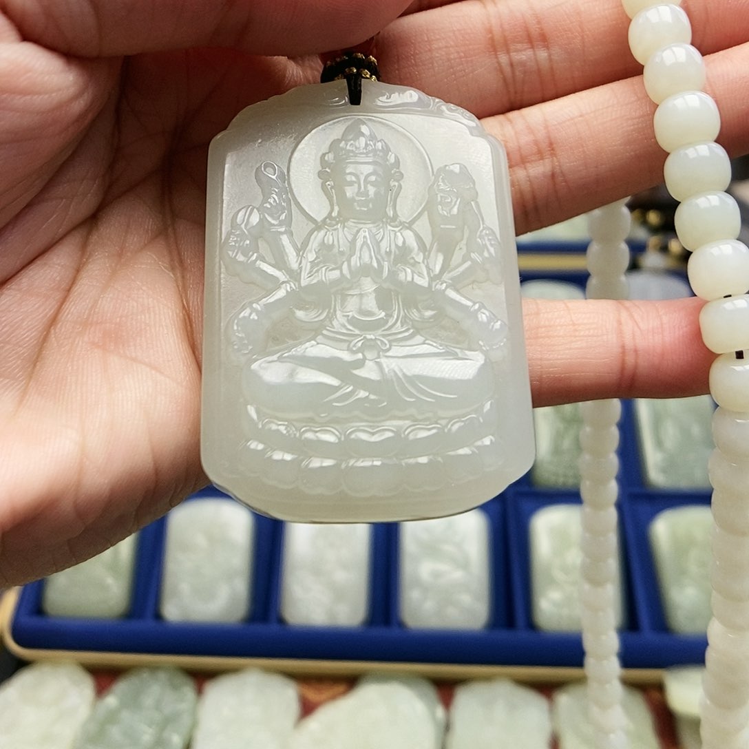 【闪购商品】和田玉颈饰未镶嵌用****4