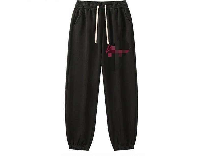 304#黑色针织运动裤薄款运动长裤夏季运动裤宽松运动休闲