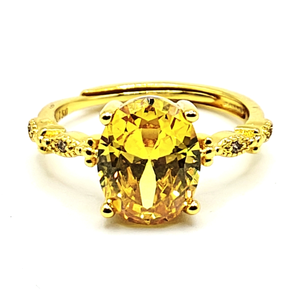 戒指【黄色】精美时尚简约款戒指DX-0827