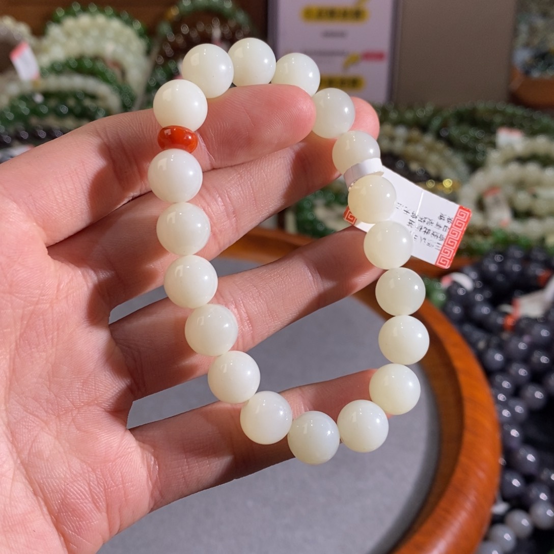 和田玉手链未镶嵌