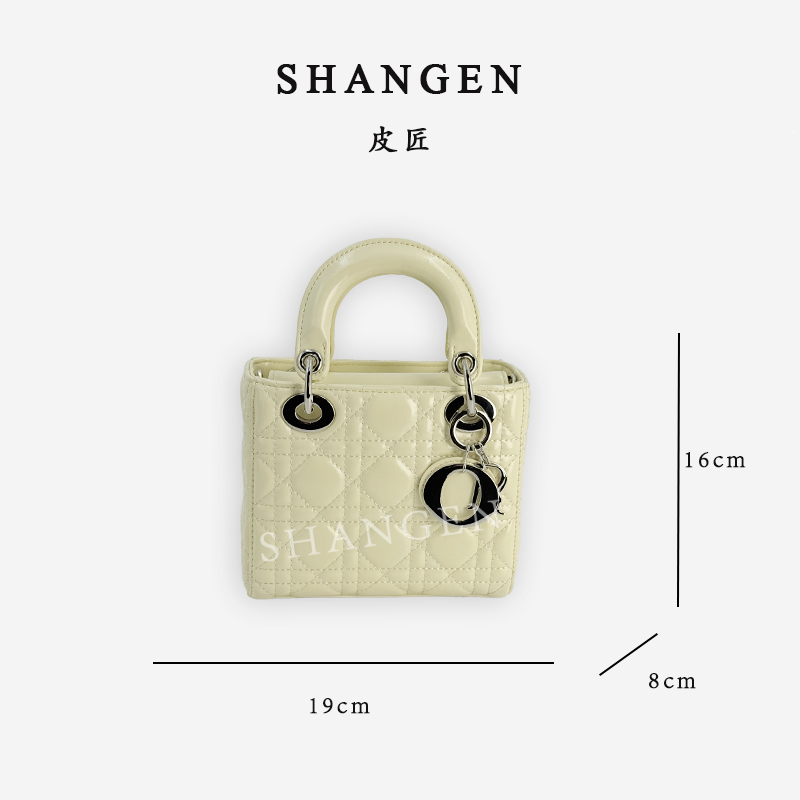 【尚恩CC】SK-82832-奶油黄-轻奢时尚女士新款手提斜挎戴妃包