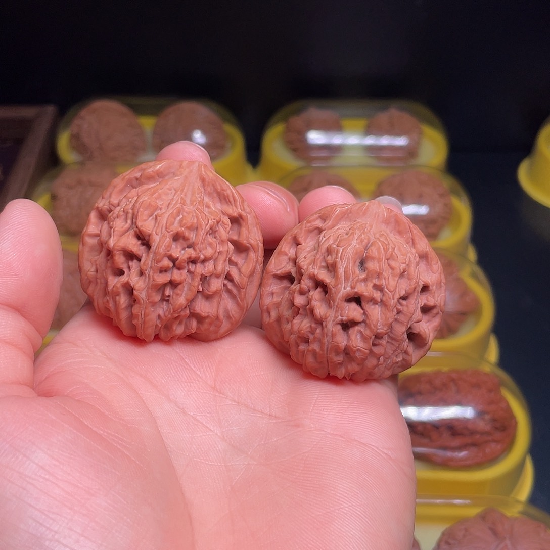 文玩核桃吊坠43尺四座楼