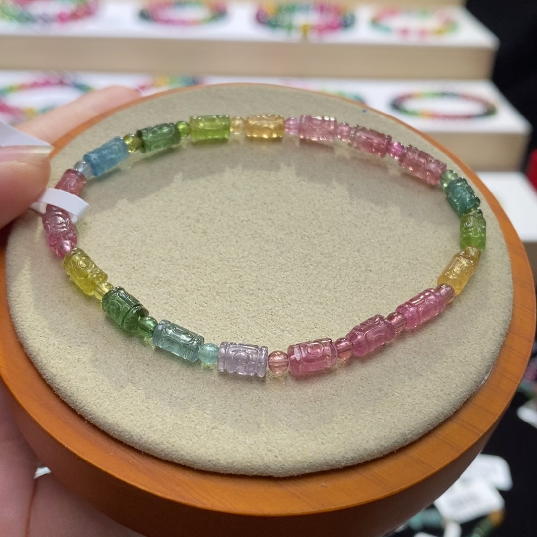 【闪购商品】碧玺手串未镶嵌两天看货期