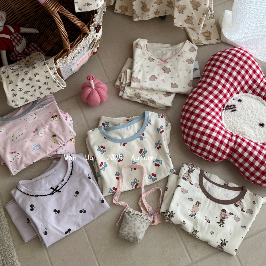 IU晚柚居家卡通风家居服套装25秋新品（No退No换）