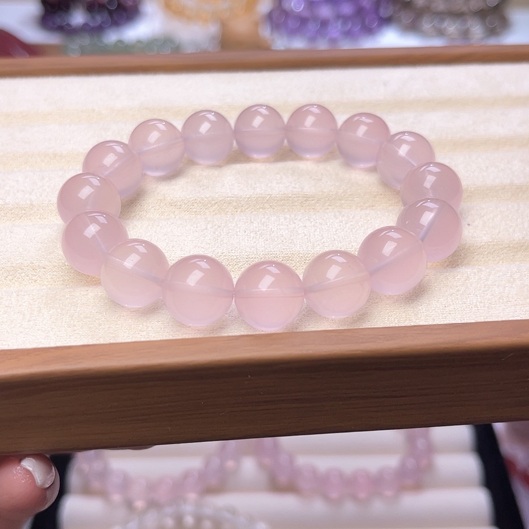 水晶手链未镶嵌涵**h天然水晶12mm