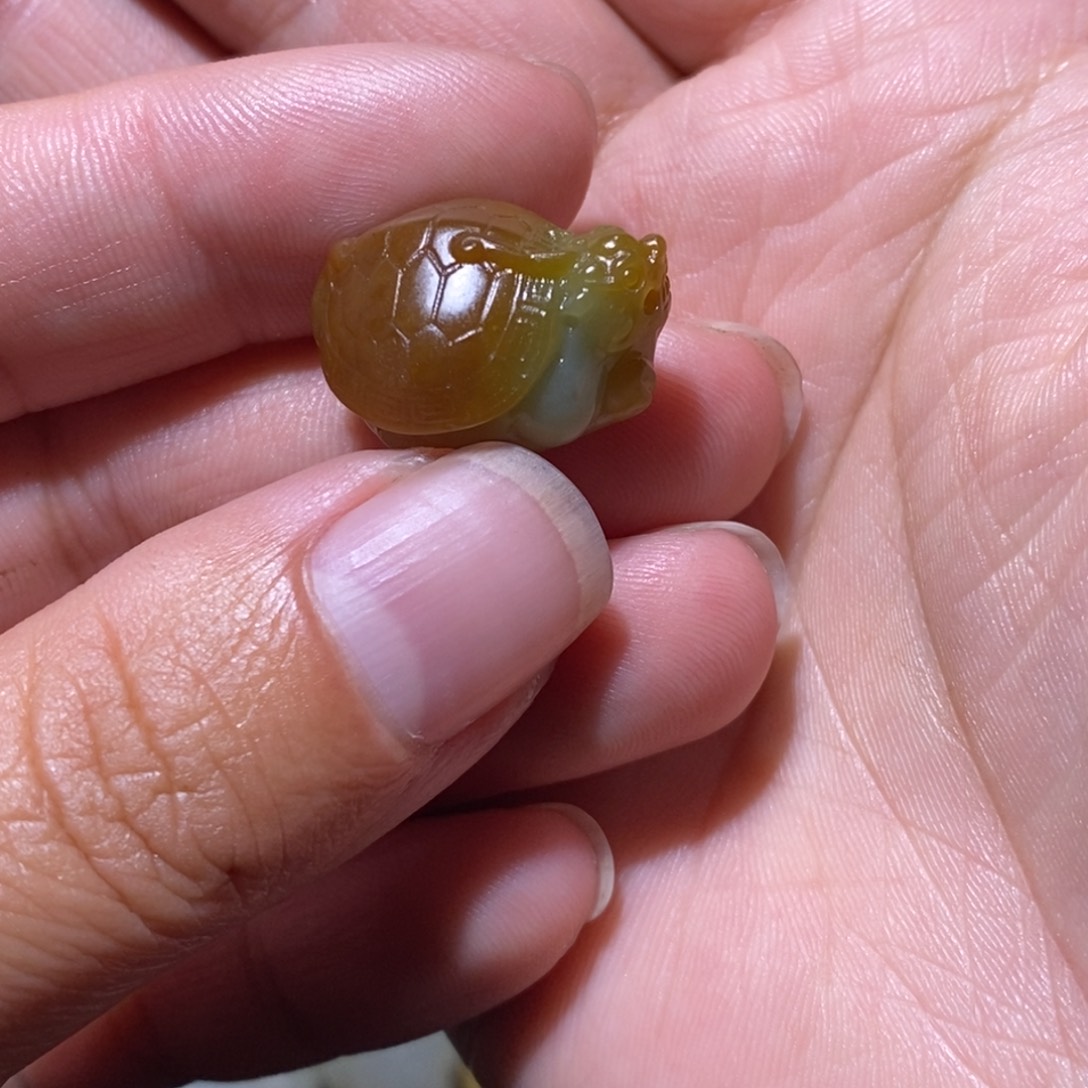 和田玉未镶嵌挂件炽*