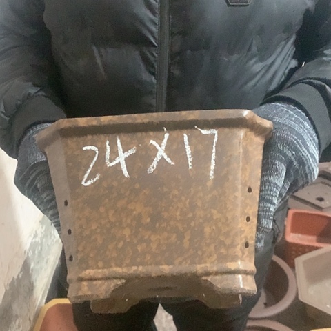 紫砂花盆手工制作