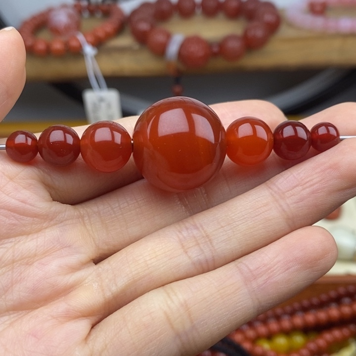 一***呀玛瑙/玉髓未镶嵌颈饰