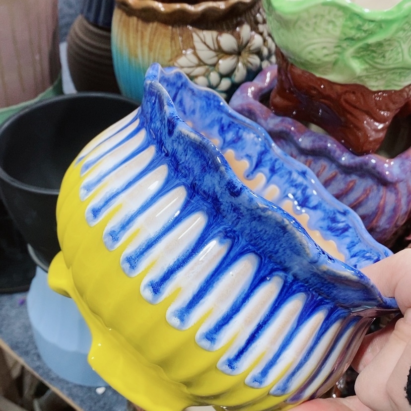 【闪购商品】陶瓷陶瓷花盆，多肉花盆