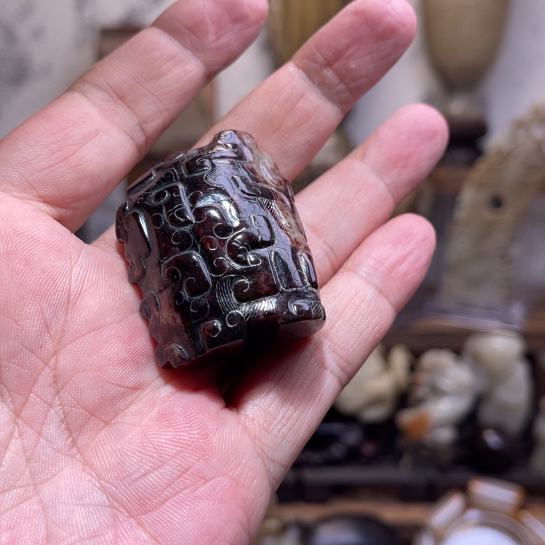 清***然未镶嵌和田玉挂件