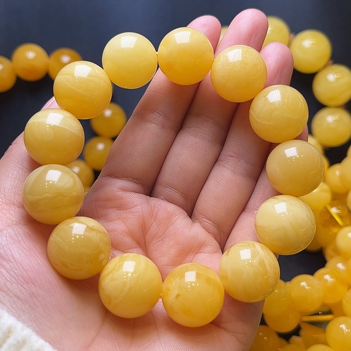 琥珀裸石未镶嵌琥珀蜜蜡