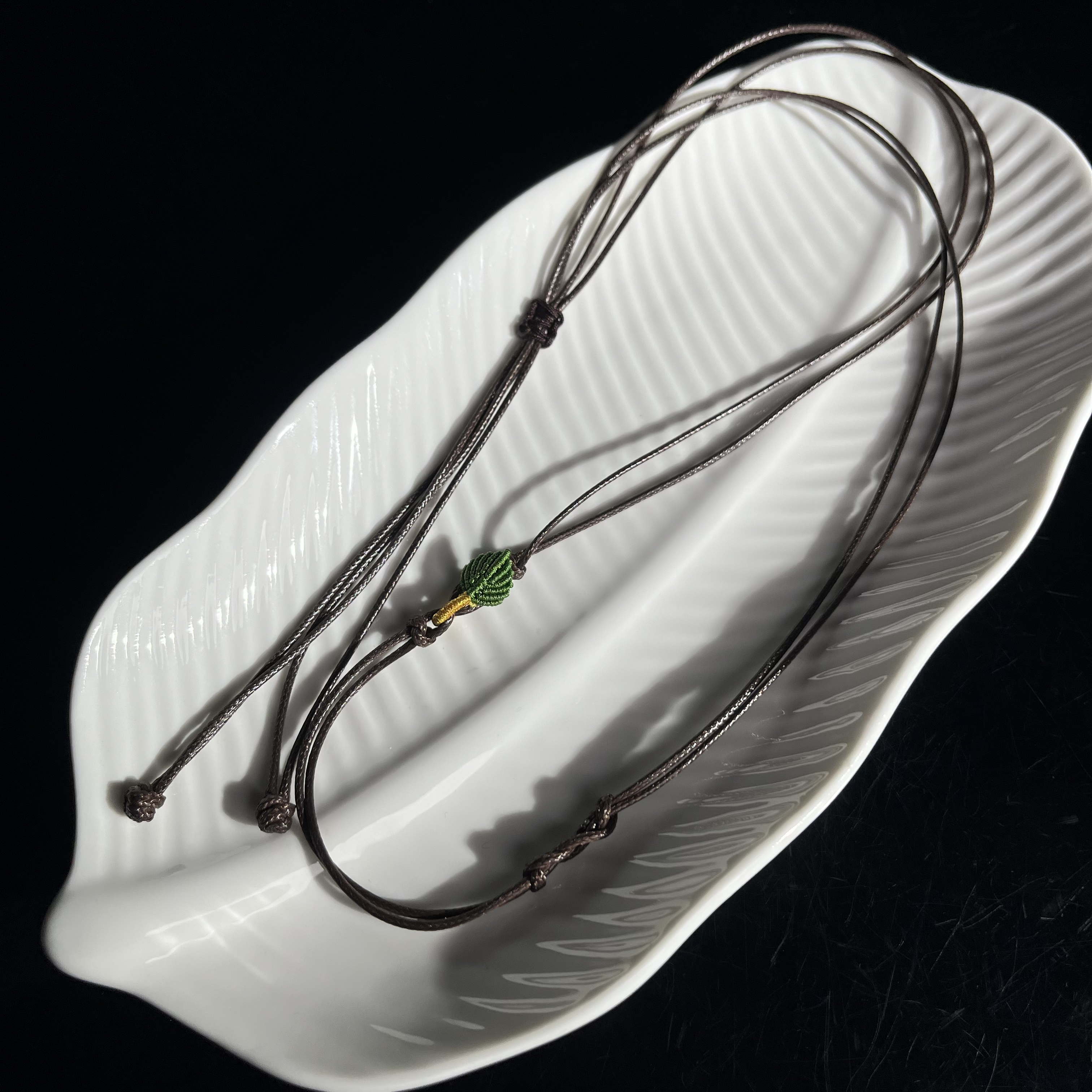 非金属皮质吊坠 【大鱼甄选】编绳吊坠时尚百搭SJ237多样性发其一