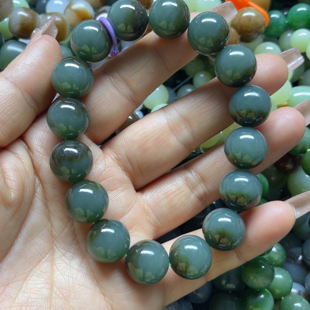 和田玉手链未镶嵌