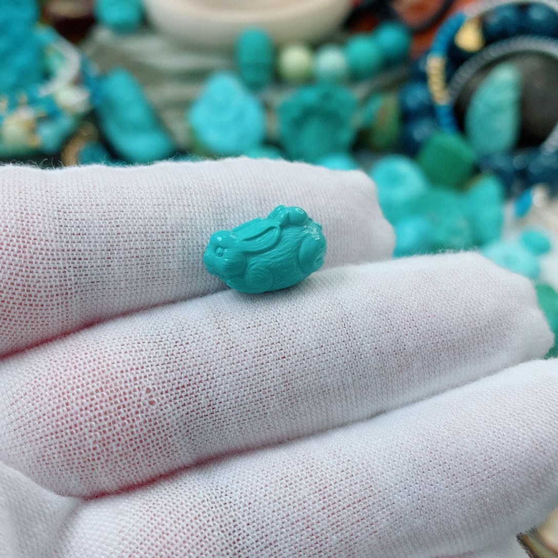 绿松石未镶嵌珠宝半成品