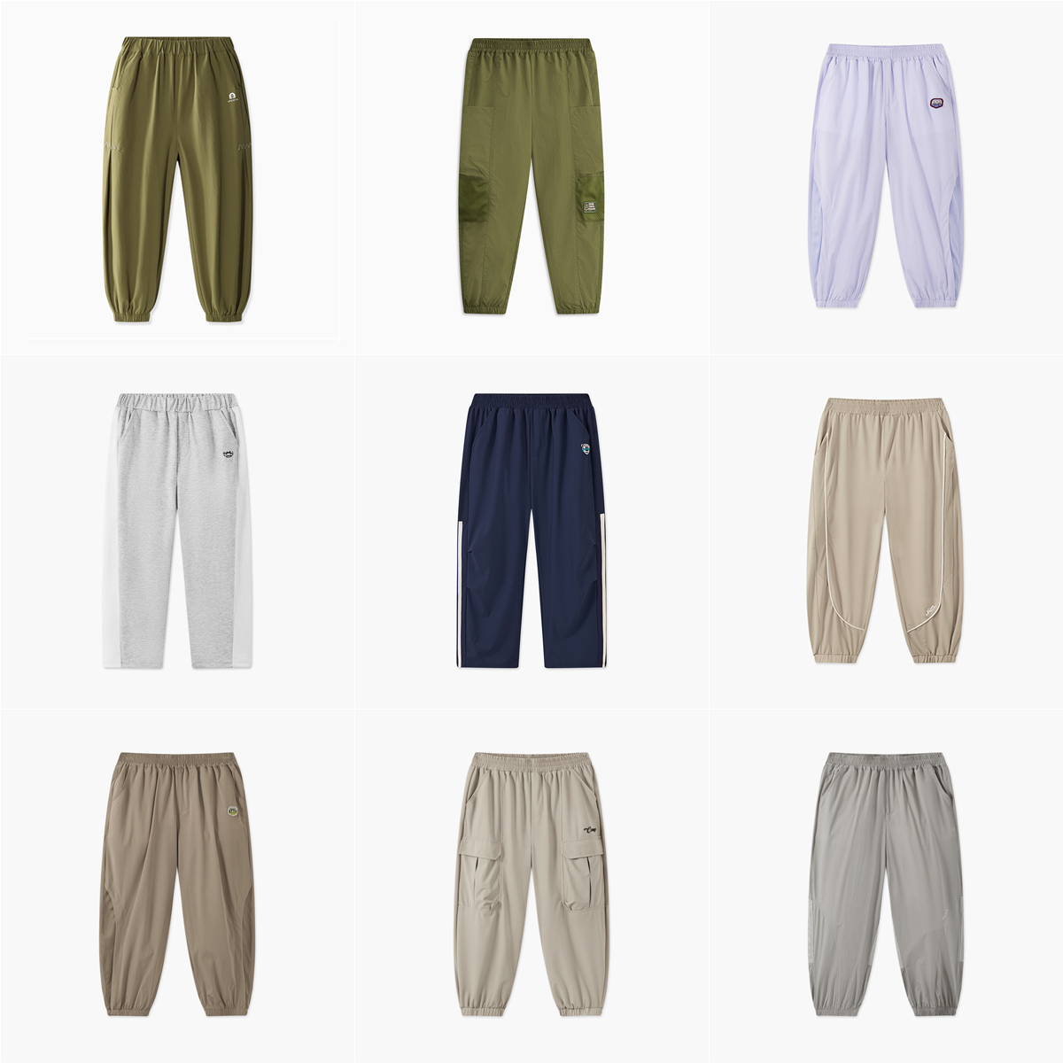 J09【先选尺码，再选颜色】MQD童装夏季新款休闲裤针织裤