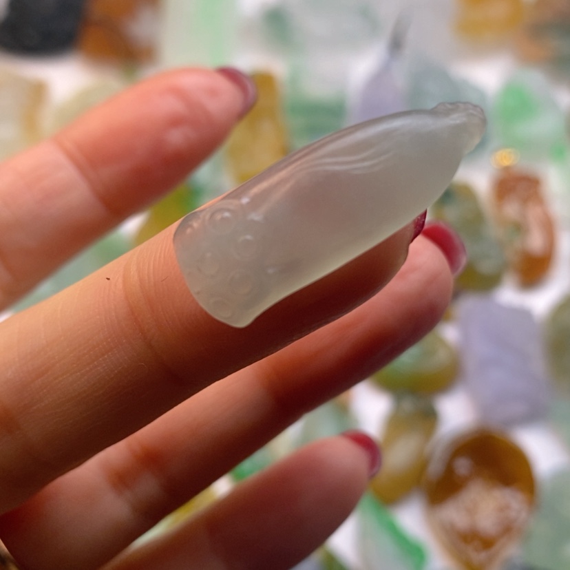 【闪购商品】定制翡翠未镶嵌莲蓬