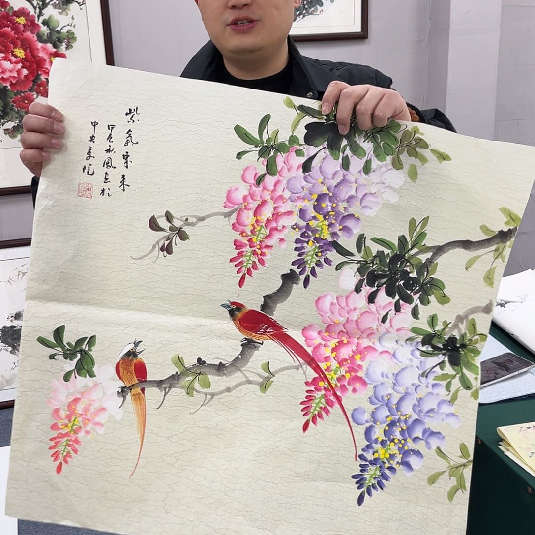 国画宣纸国画作品纯手绘