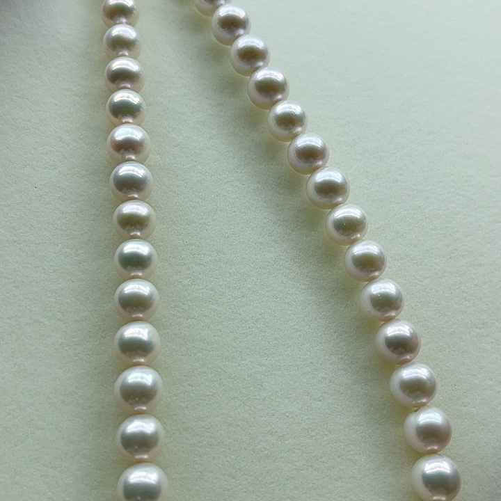 颈饰银S925镶嵌淡水珍珠