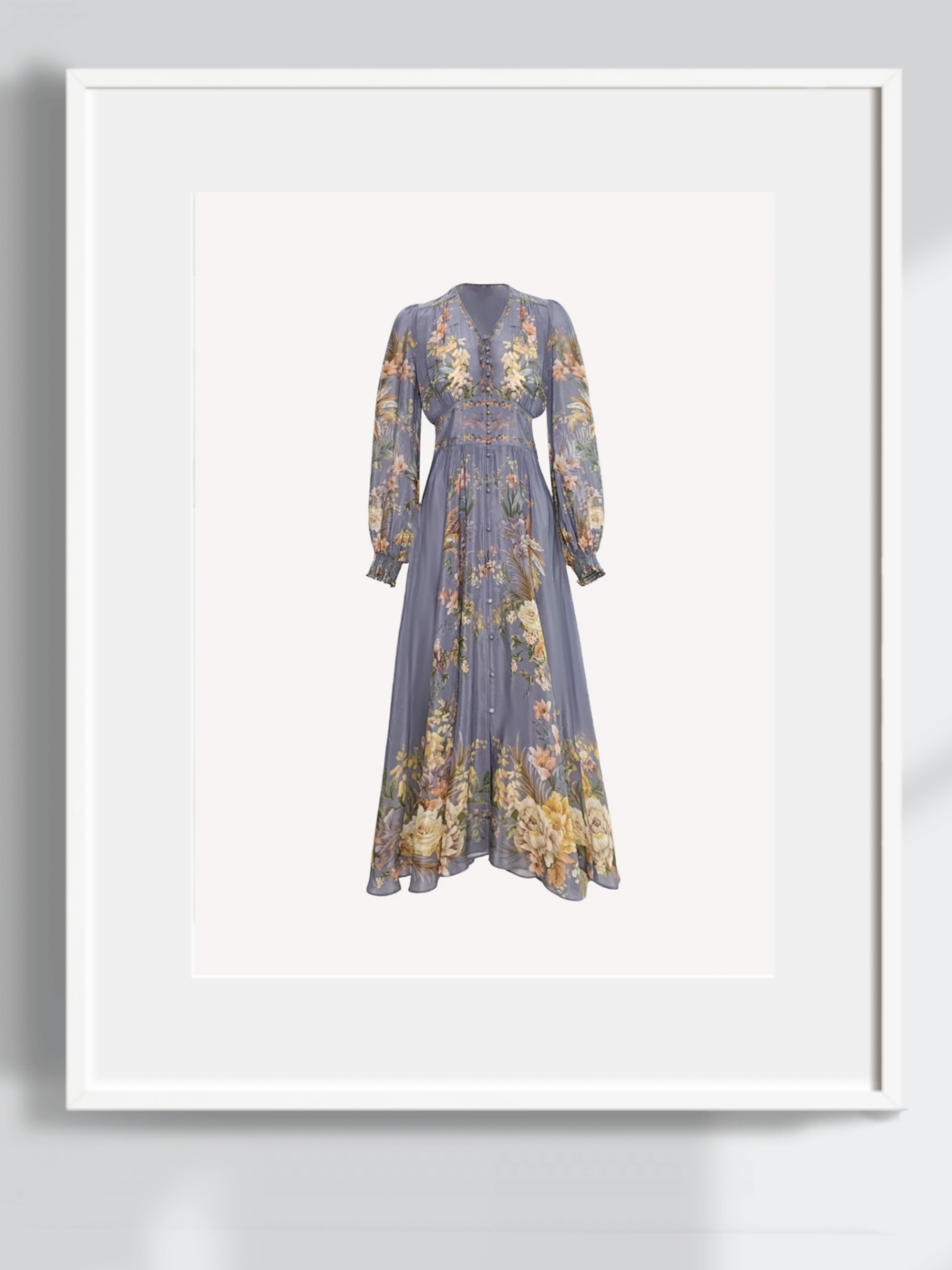 【2025款 色彩PARTY原创】桑蚕丝连衣裙Y25-0906-4