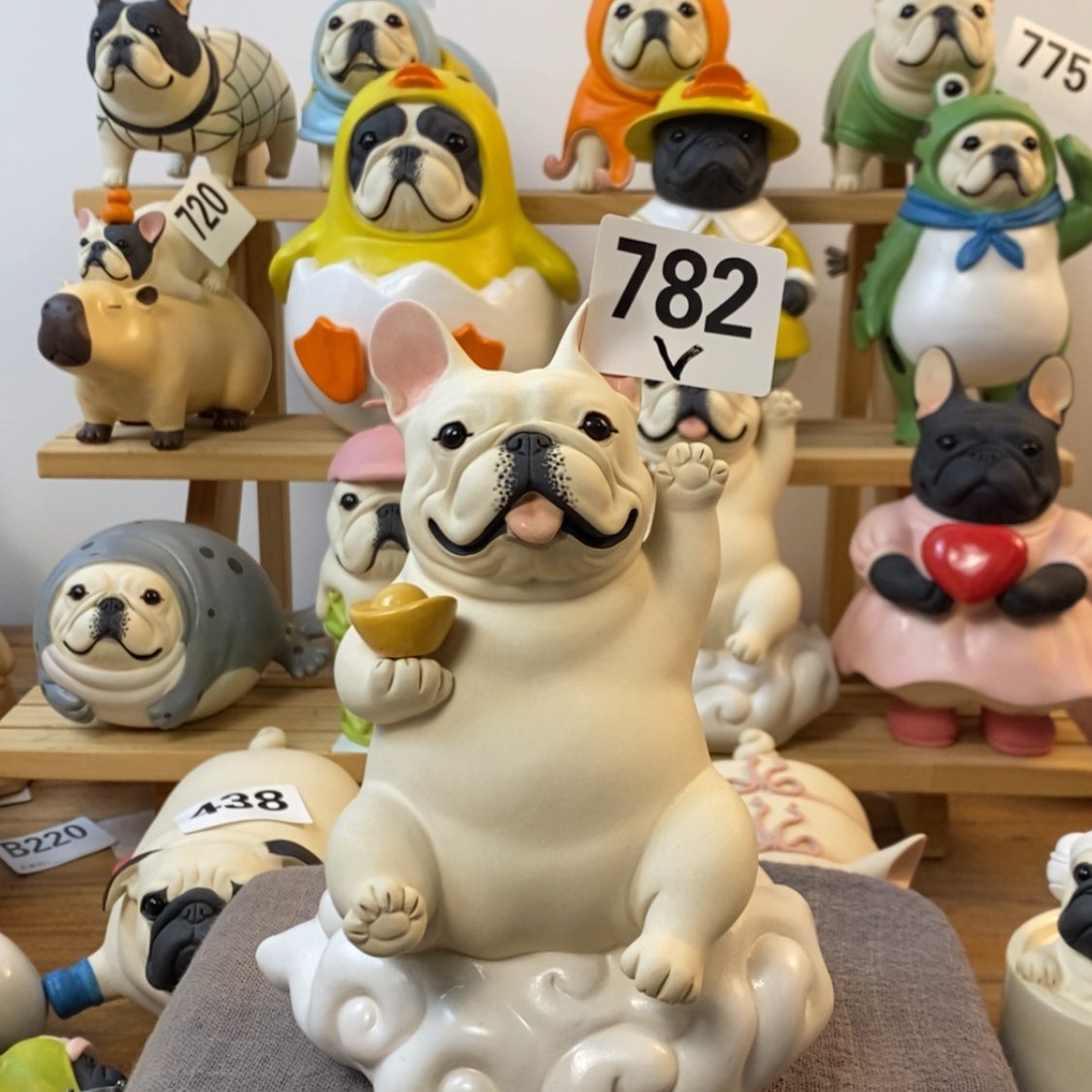 【闪购商品】微瑕782奶油元宝陶瓷周边