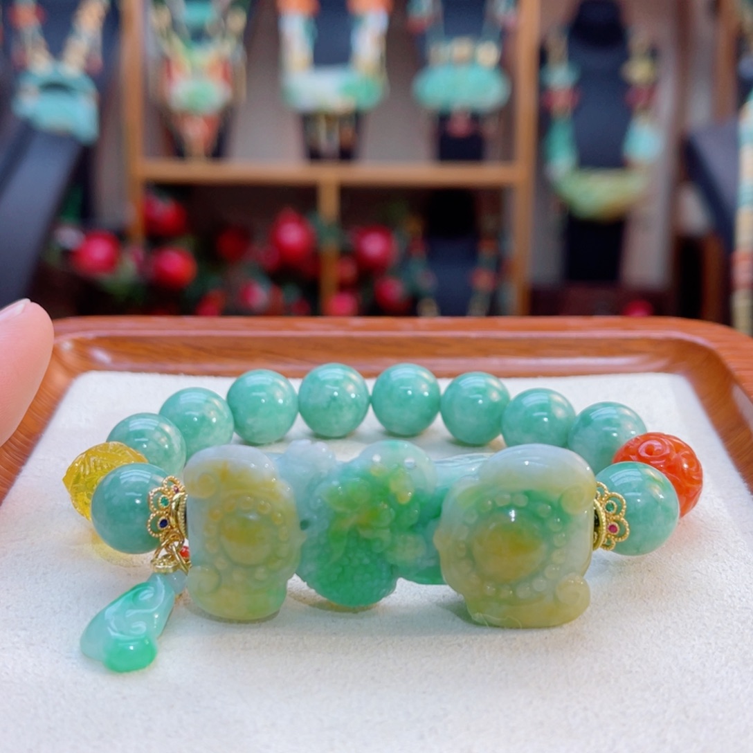 翡翠手串合金48小时鉴赏期