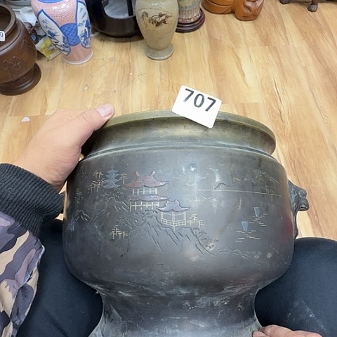 瓷片工艺品摆件瓷器摆件正能量