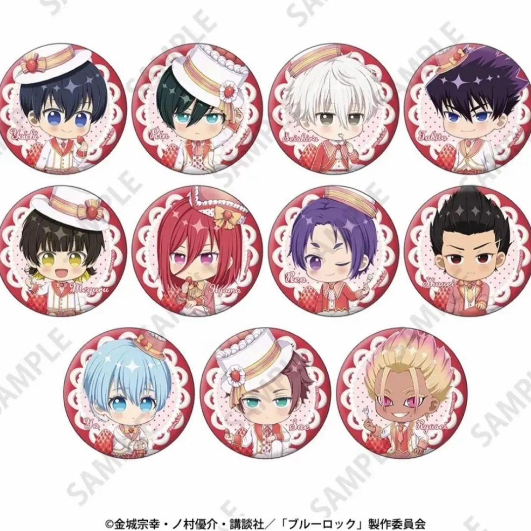 日谷蓝锁蓝色监狱草莓蛋糕系列qqr徽章吧唧盲袋盲盒代拆