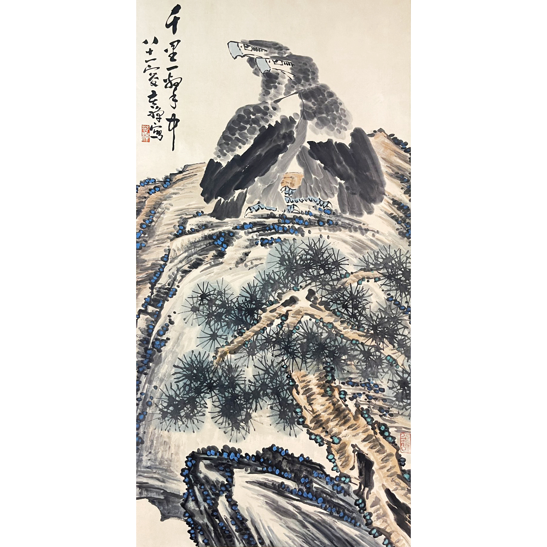 Lot16 【千里一击中】 137*67cm 8.3平方尺 立轴