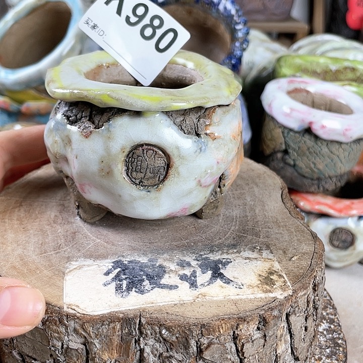 紫砂花盆开播福利 陶瓷花盆
