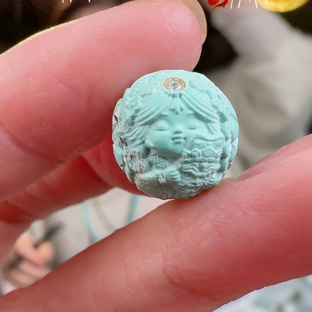 绿松石珠宝奇石未镶嵌