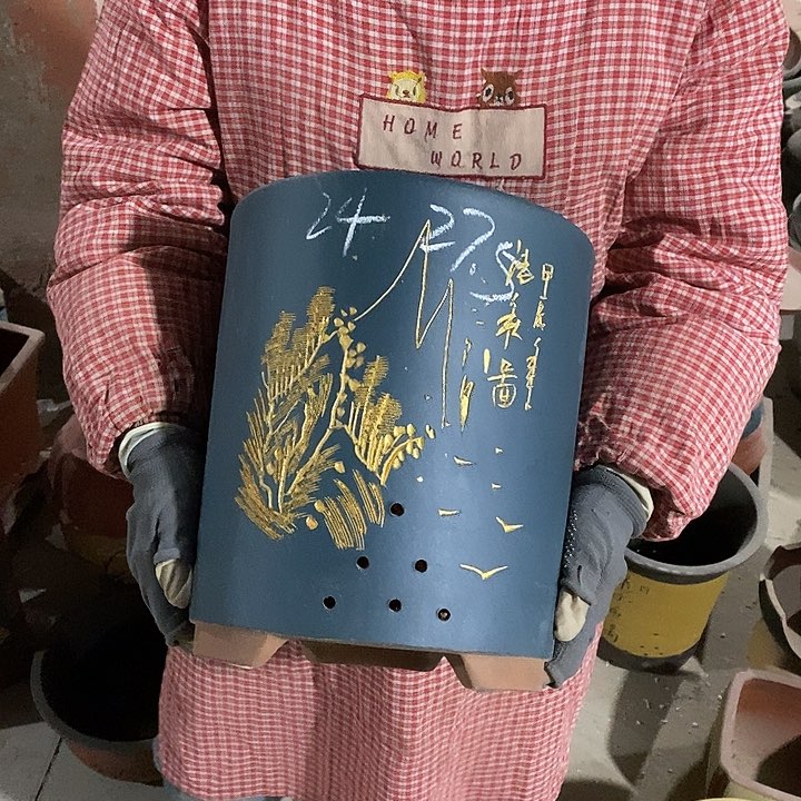 紫砂花盆紫砂花盆