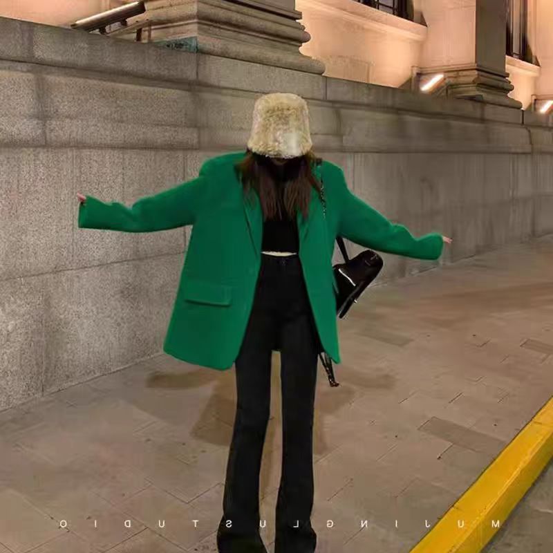 500-2025冬款加绒加厚条绒欧式外套