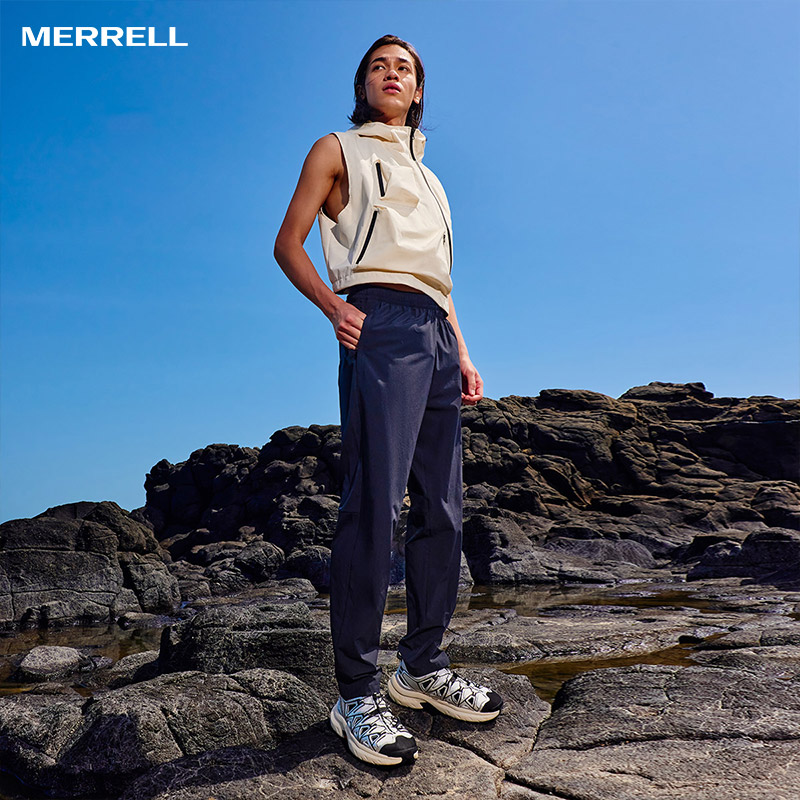 Merrell迈乐户外速干裤男女夏季吸湿透气弹力凉爽薄款运动裤-BY