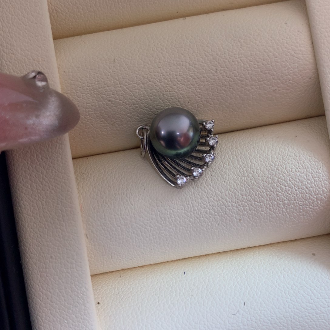 海水珍珠颈饰银S925镶嵌