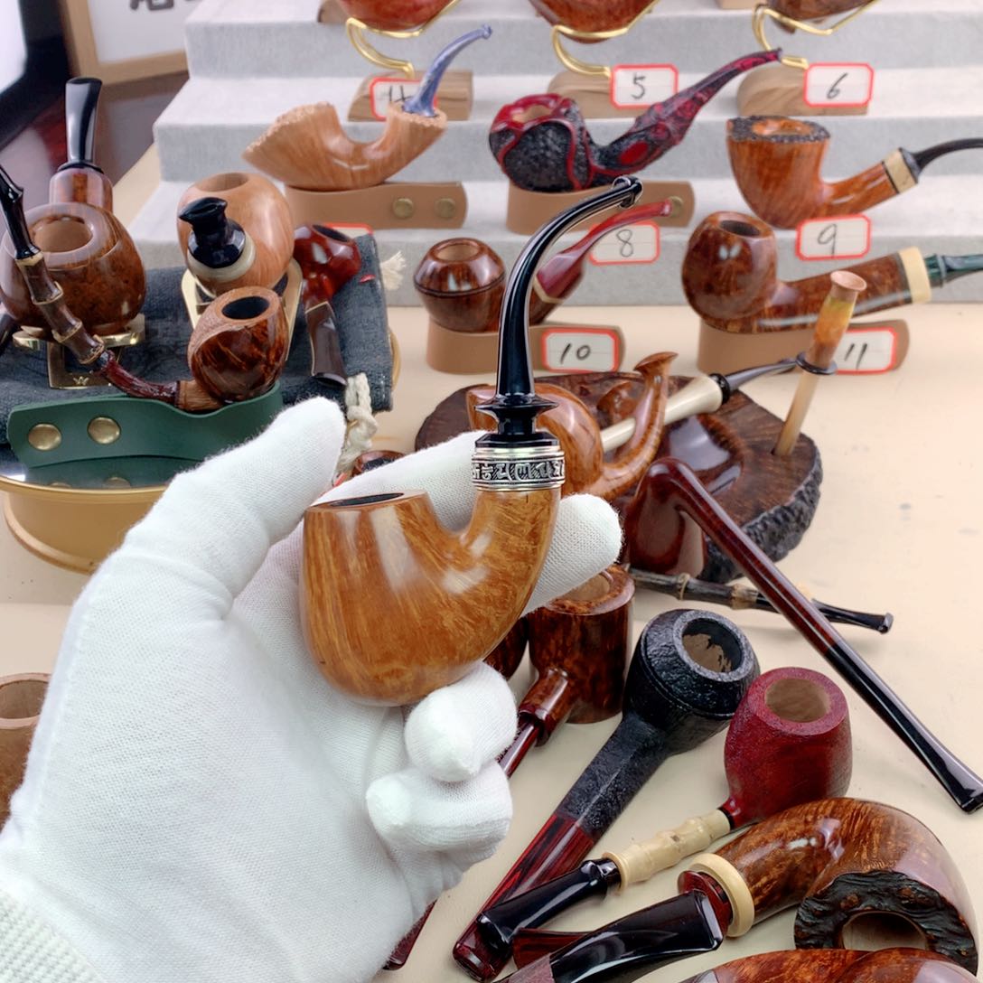 石楠木大弯均插烟斗3mm