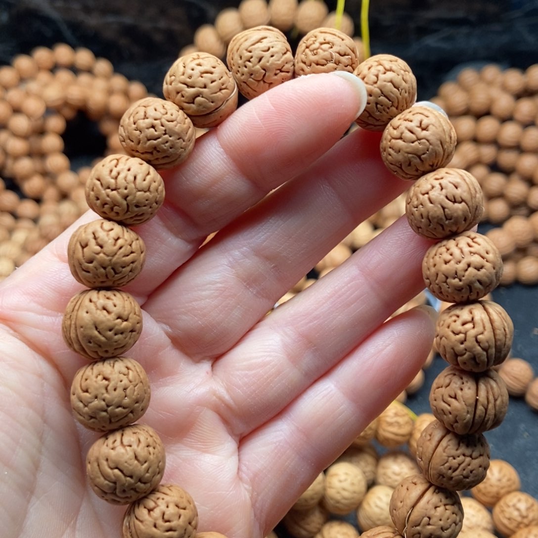 野生桃核肌肉纹14尺原皮全品