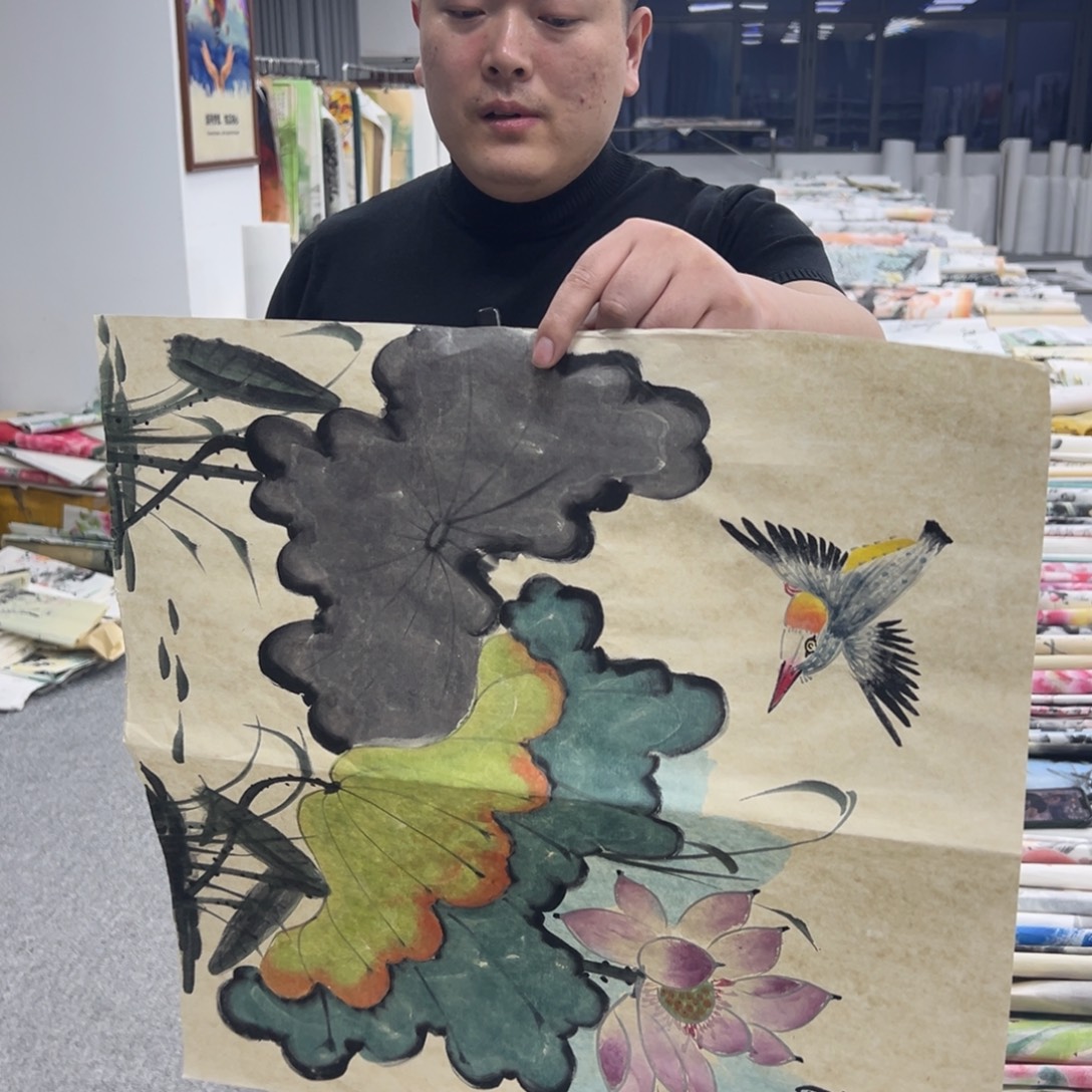 国画卖字画的小老板