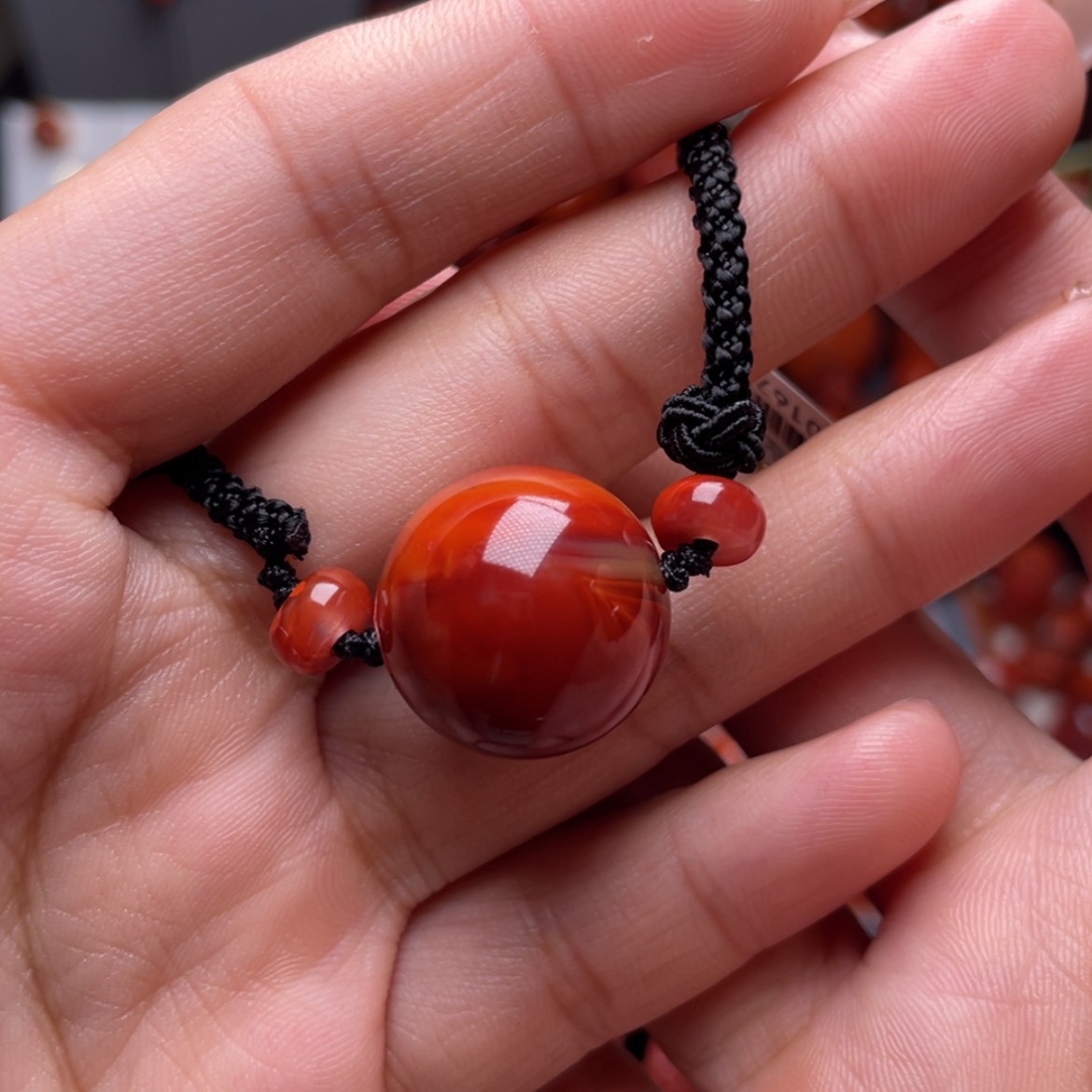 【闪购商品】南红玛瑙18.8锁骨珠未镶嵌